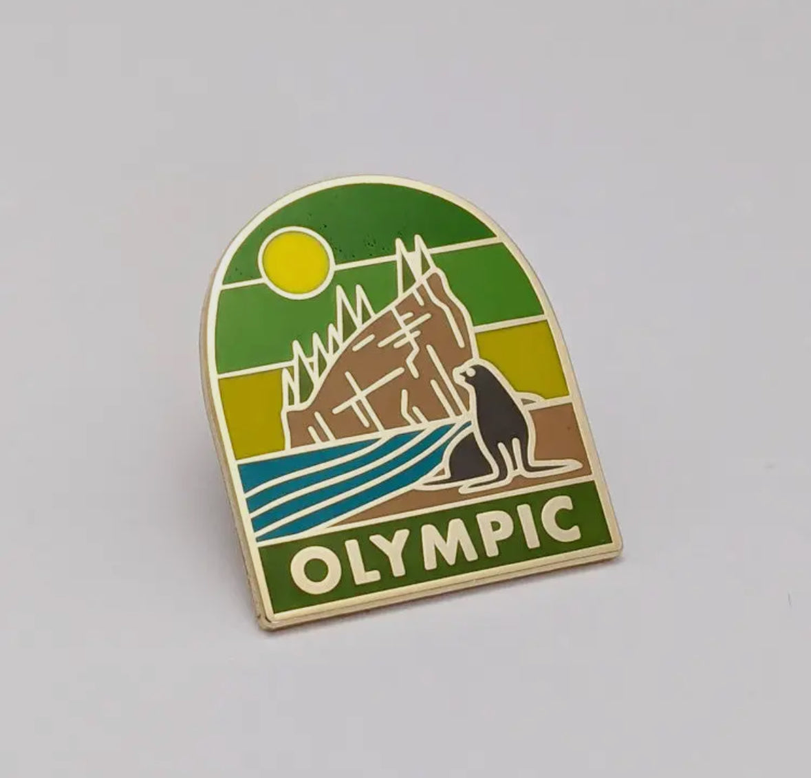 OLYMPIC COASTLINE enamel pin