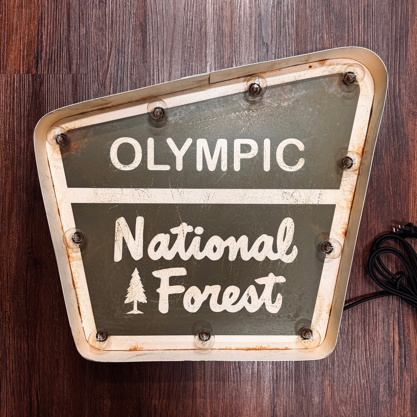 OLYMPIC NATIONAL FOREST marquee signs