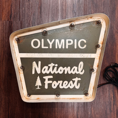 OLYMPIC NATIONAL FOREST marquee signs