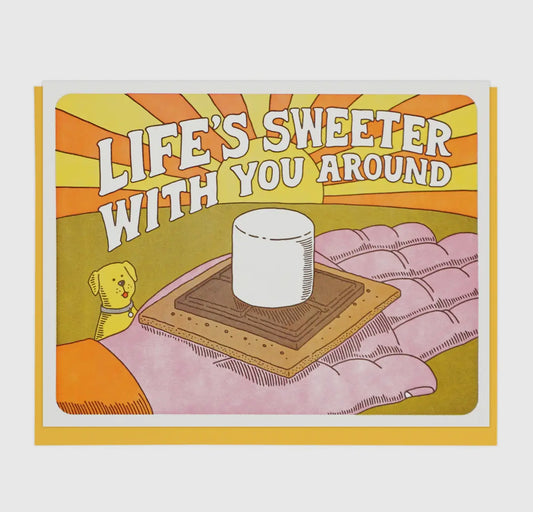 SWEETER WITH YOU card