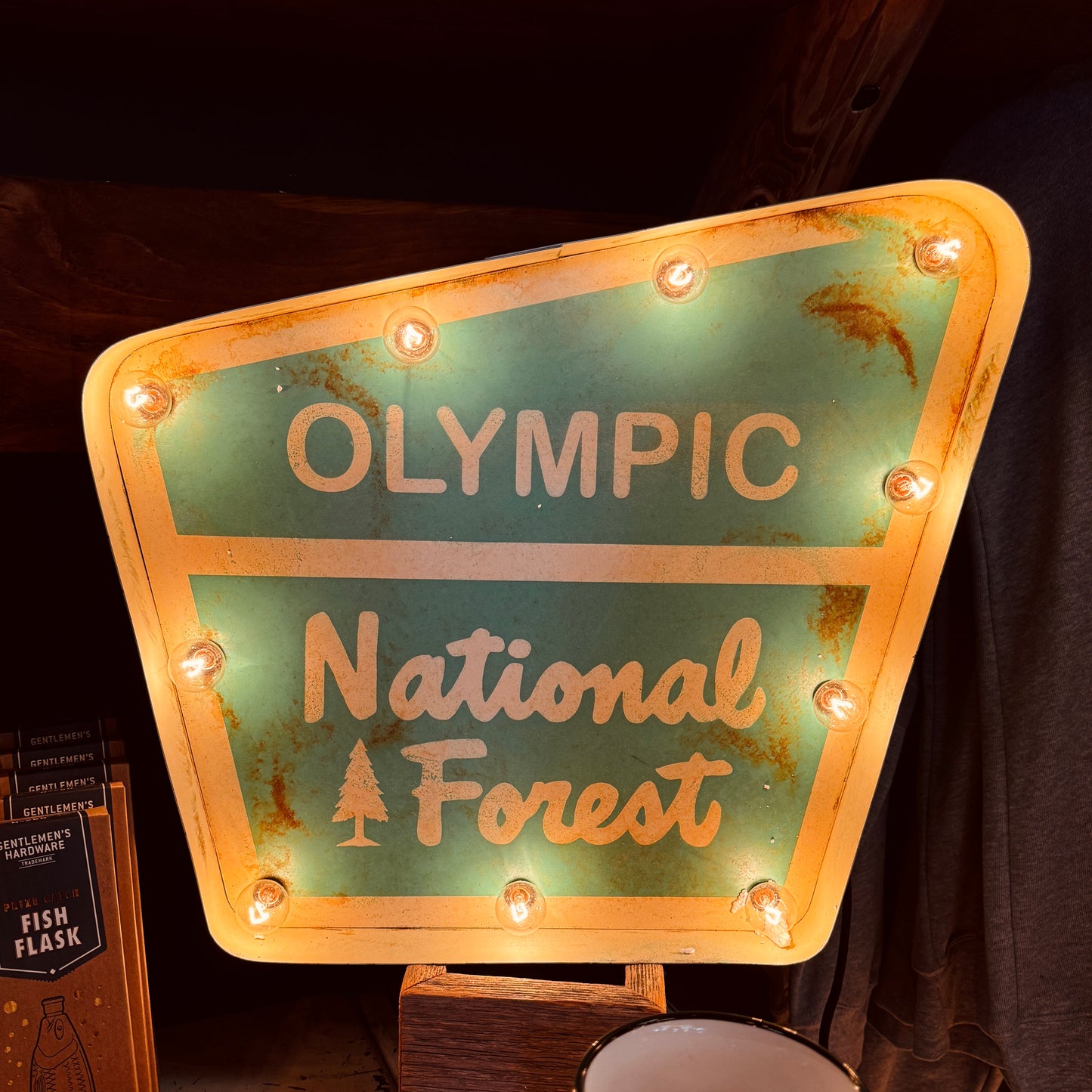 OLYMPIC NATIONAL FOREST marquee signs