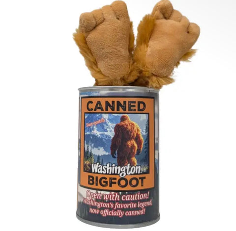 CANNED WASHINGTON BIGFOOT plushie