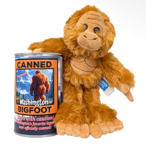 CANNED WASHINGTON BIGFOOT plushie