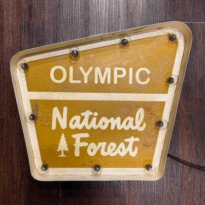 OLYMPIC NATIONAL FOREST marquee signs