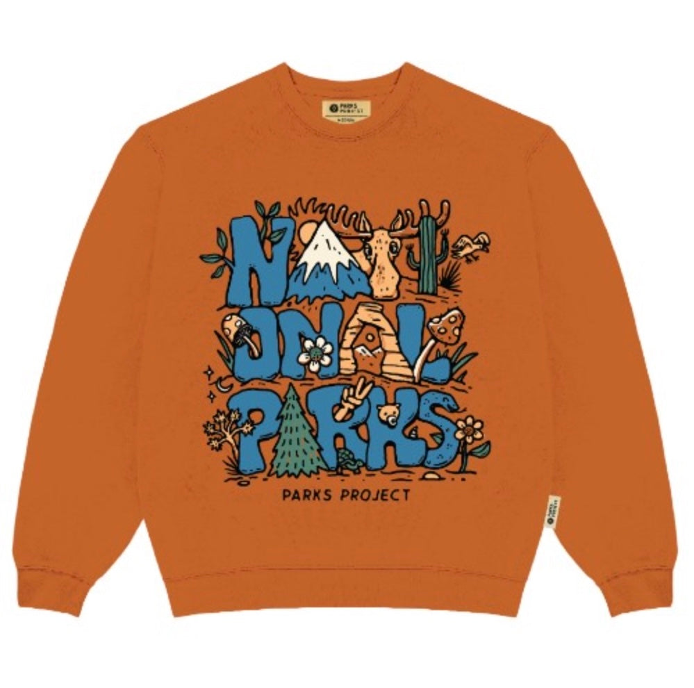 PEACE IN PARKS youth crewneck