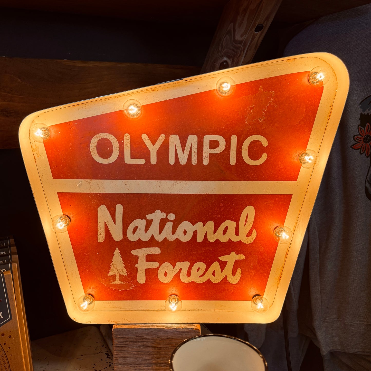 OLYMPIC NATIONAL FOREST marquee signs