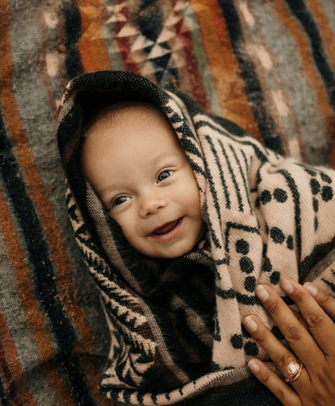 THE MOUNTAINS baby blanket