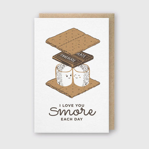 I LOVE YOU S’MORE card