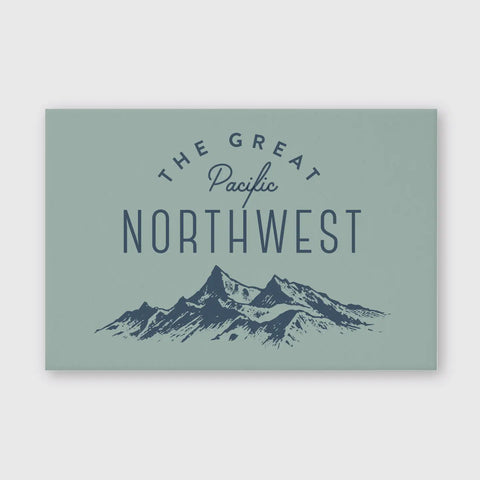 PNW MOUNTAINSCAPE postcard