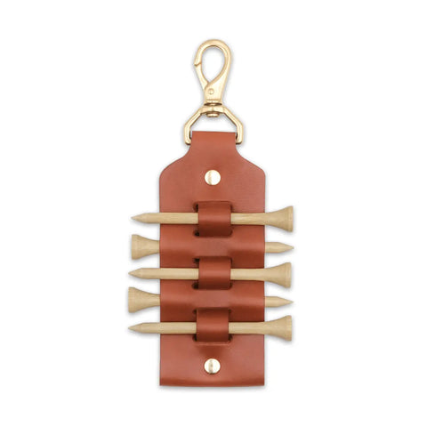 GOLF TEE leather tag