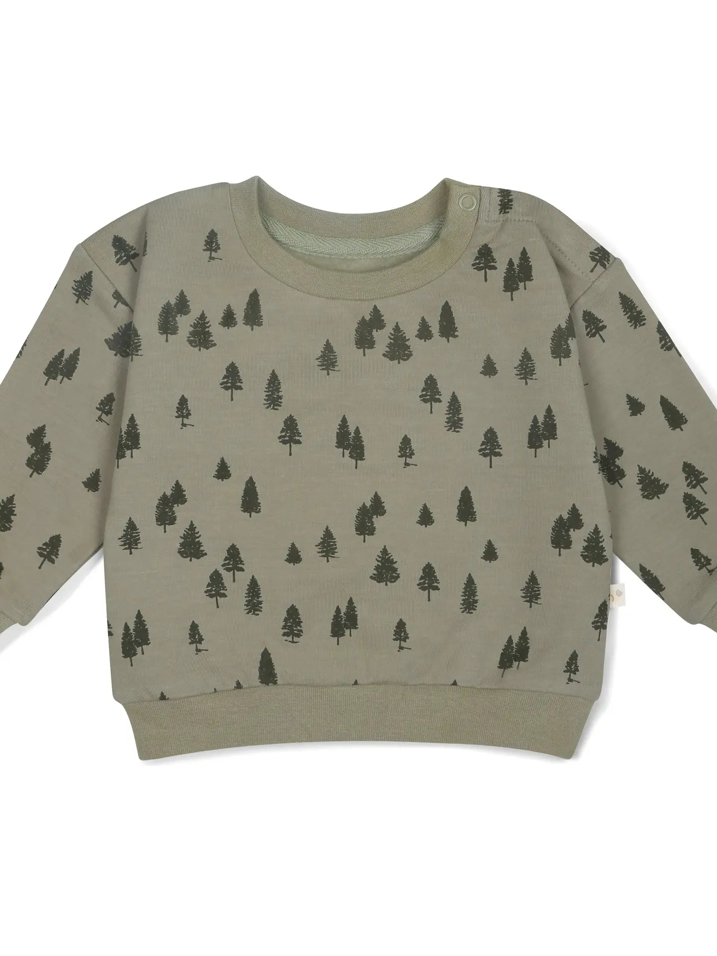 ALPINE organic fleece infant crewneck