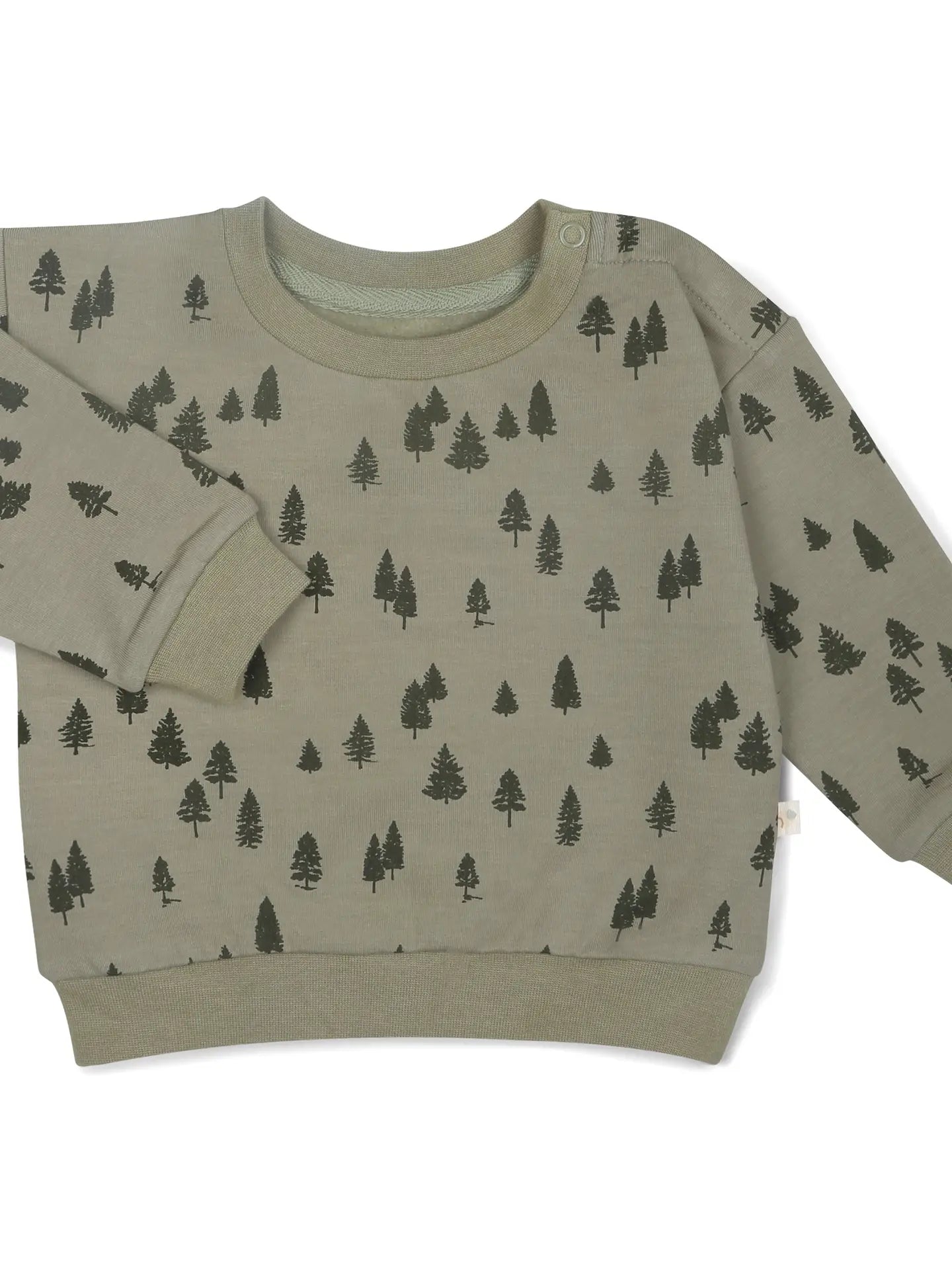 ALPINE organic fleece infant crewneck