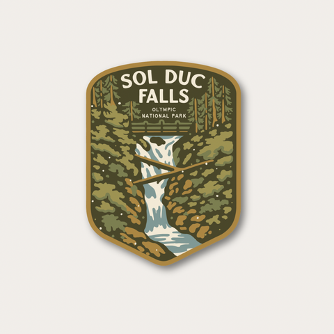SOL DUC FALLS sticker