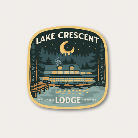 LAKE CRESCENT LODGE sticker