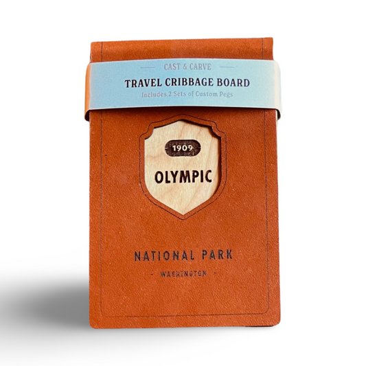 OLYMPIC travel cribbage board