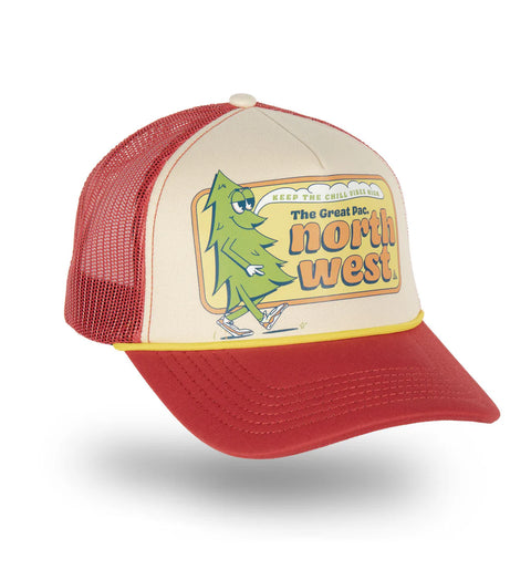 TREE VIBES foam trucker hat