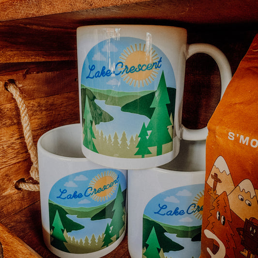 LAKE CRESCENT mug
