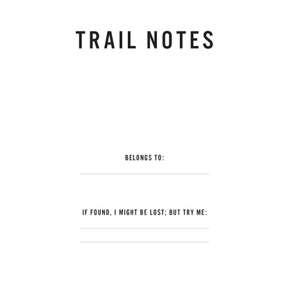 TRAIL NOTES notebook