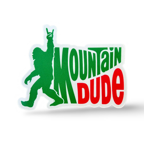 MOUNTAIN DUDE sticker