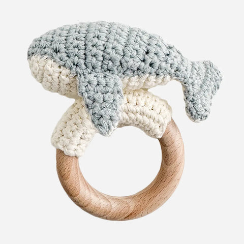 LITTLE WHALE teether rattle
