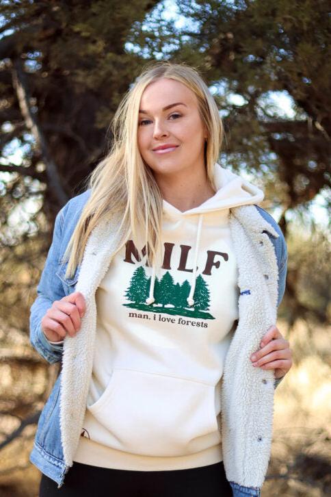 MILF (MAN I LOVE FORESTS) heavyweight hoodie