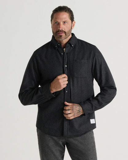 MELTON men’s tailored wool shirt