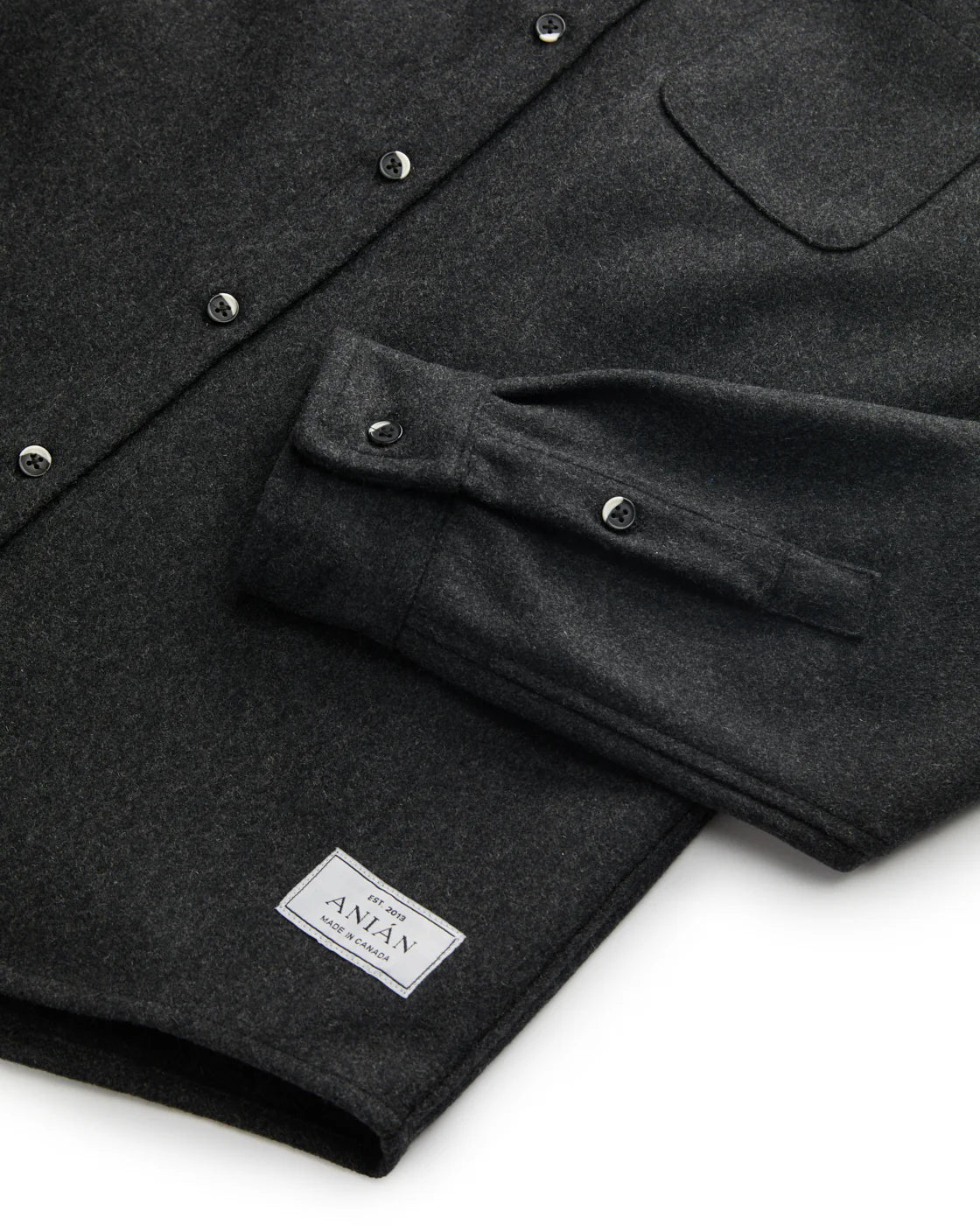 MELTON men’s tailored wool shirt