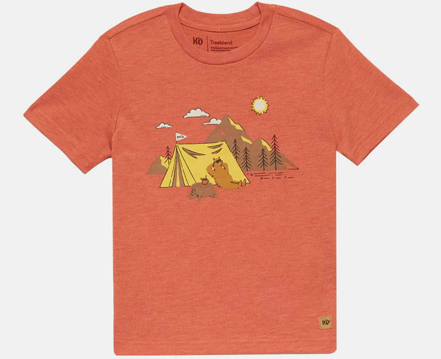 CAMPING kids tee