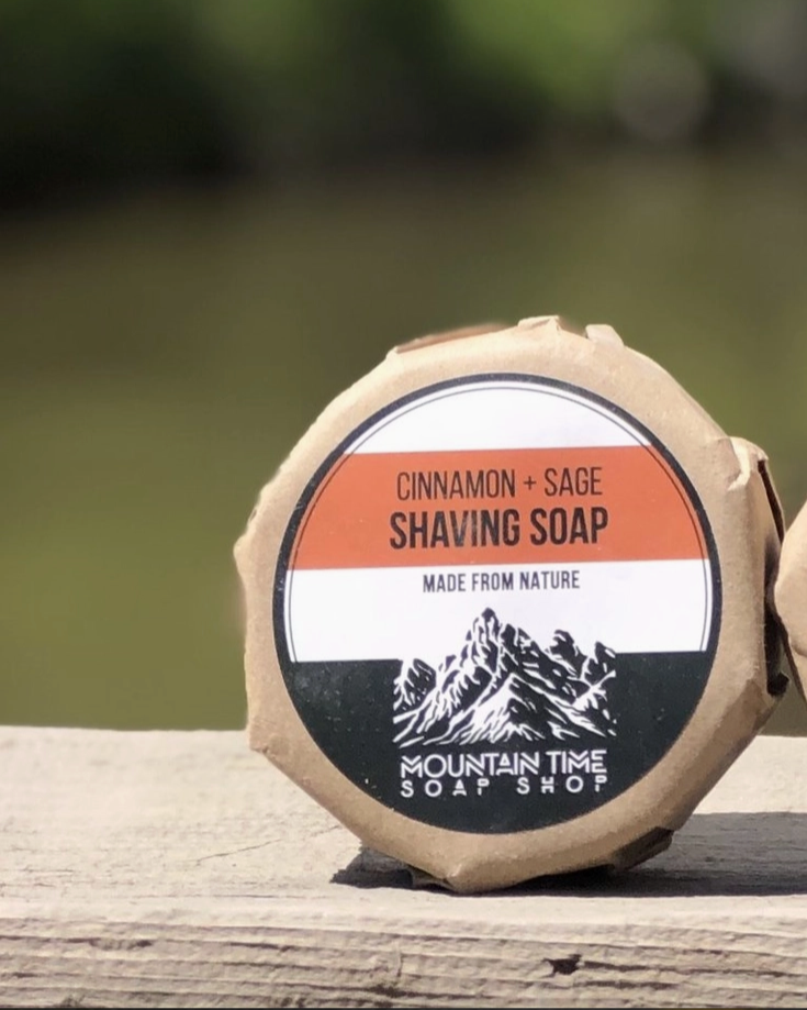 MOUNTAIN TIME bentonite shaving soap