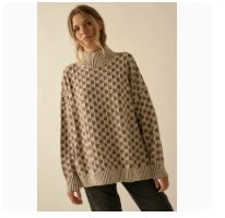 CHECKERED DAYDREAM sweater