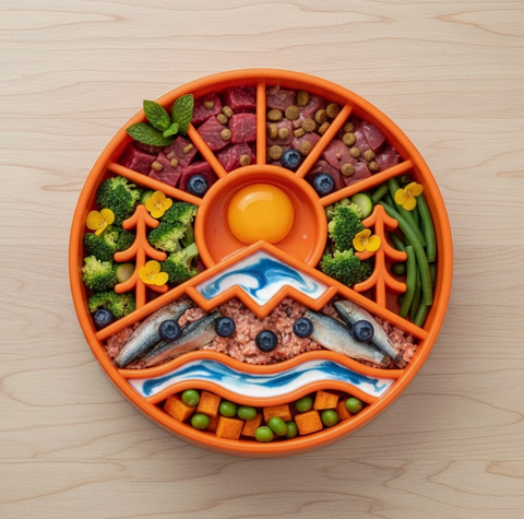 GREAT OUTDOORS slow feed dog bowl