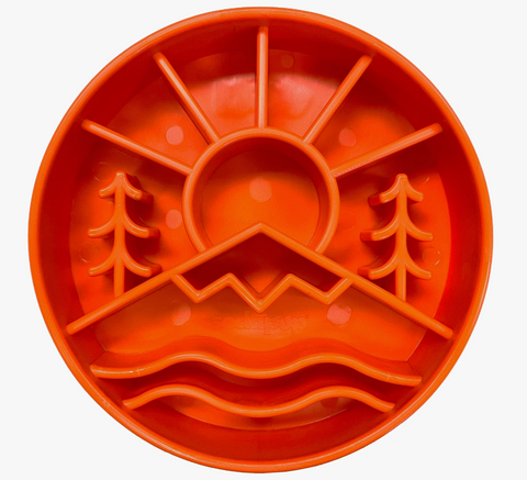 GREAT OUTDOORS slow feed dog bowl