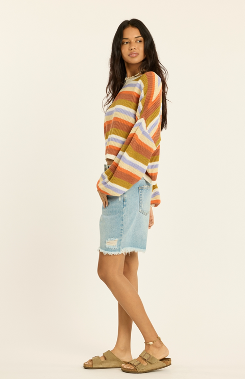 KEEPIN IT COASTAL crew sweater