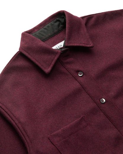 MELTON women’s relaxed wool shirt