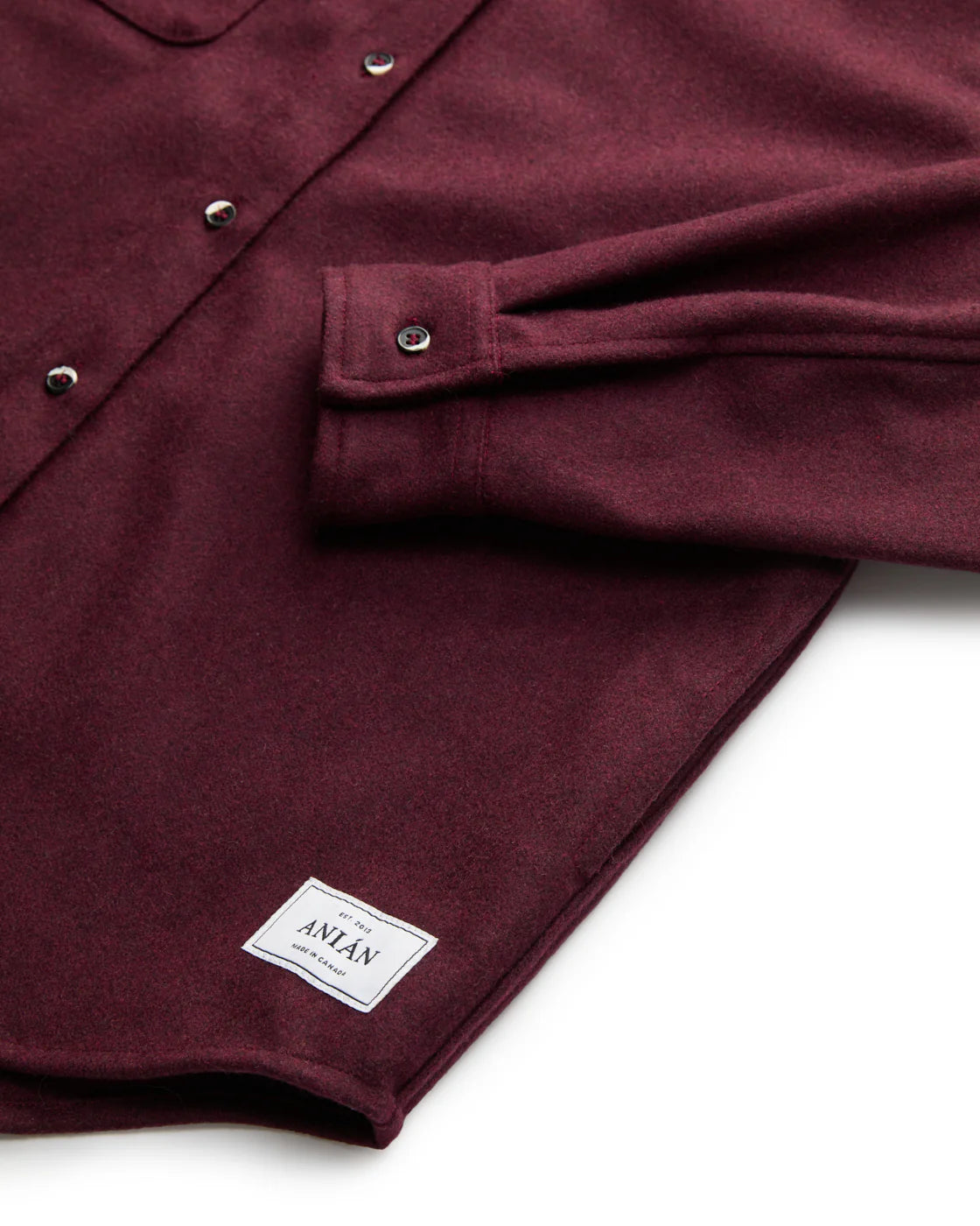MELTON women’s relaxed wool shirt