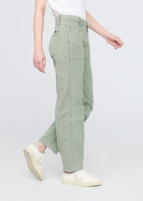 STRETCH CANVAS relaxed barrel pant