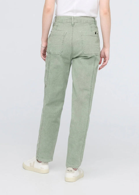 STRETCH CANVAS relaxed barrel pant