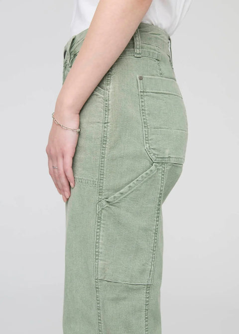 STRETCH CANVAS relaxed barrel pant