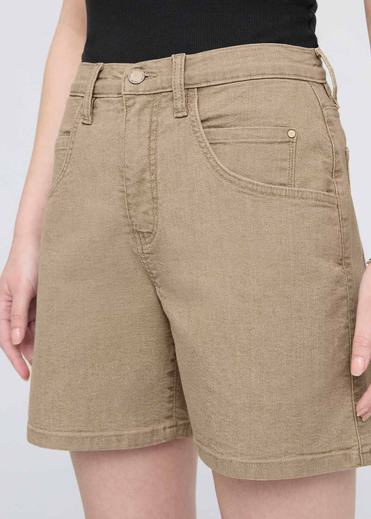 STRETCH CANVAS high rise short