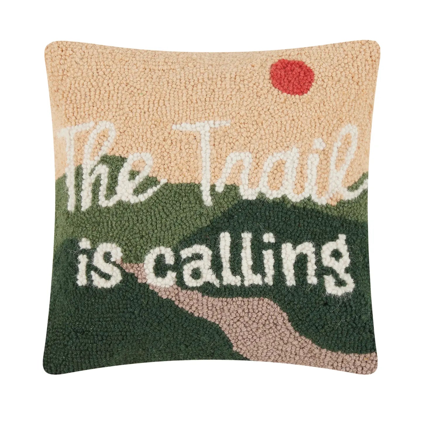 TRAIL IS CALLING hook pillow