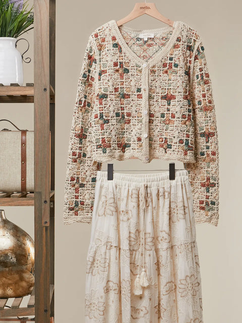 FRAMEWORK crotchet cardigan