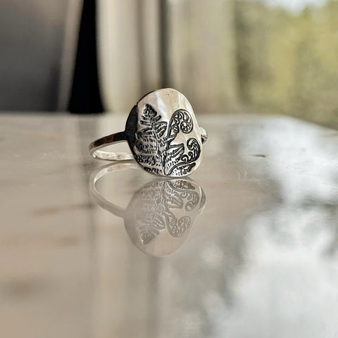 SILVER FERN ring