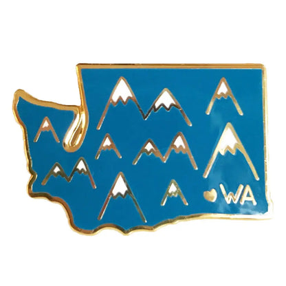 WASHINGTON MOUNTAINS enamel pin