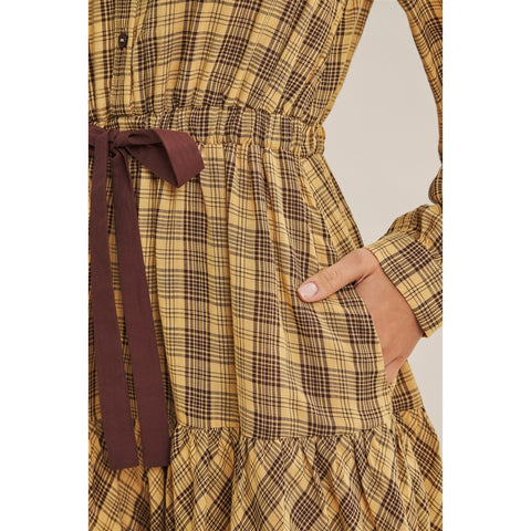 AUTUMN STORYBOOK plaid dress