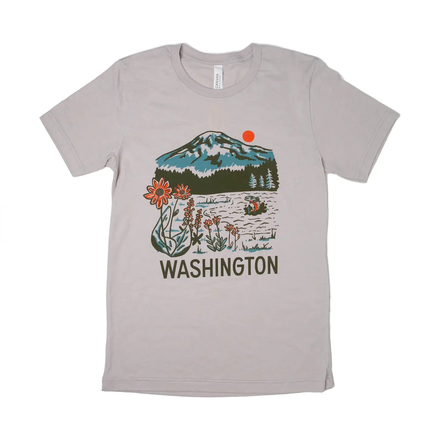 WA MOUNTAIN LAKE tee