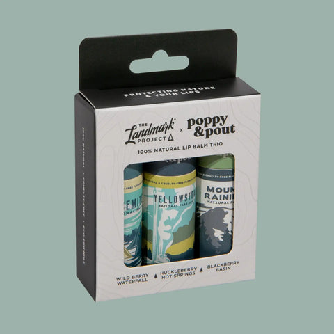 COOL MOUNTAIN trio lip balm set