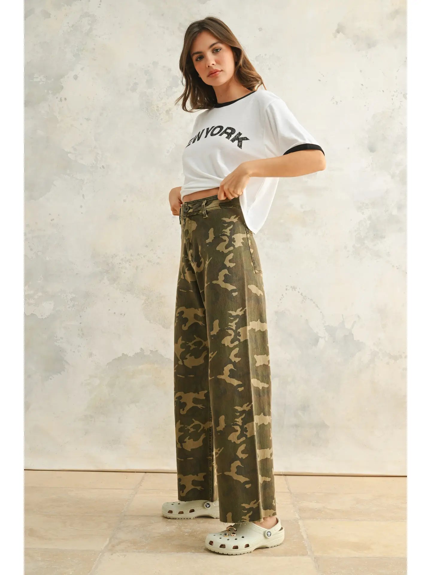 CAMO stretch denim pants