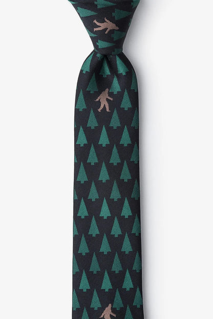 SASQUATCH SPOTTED slim tie