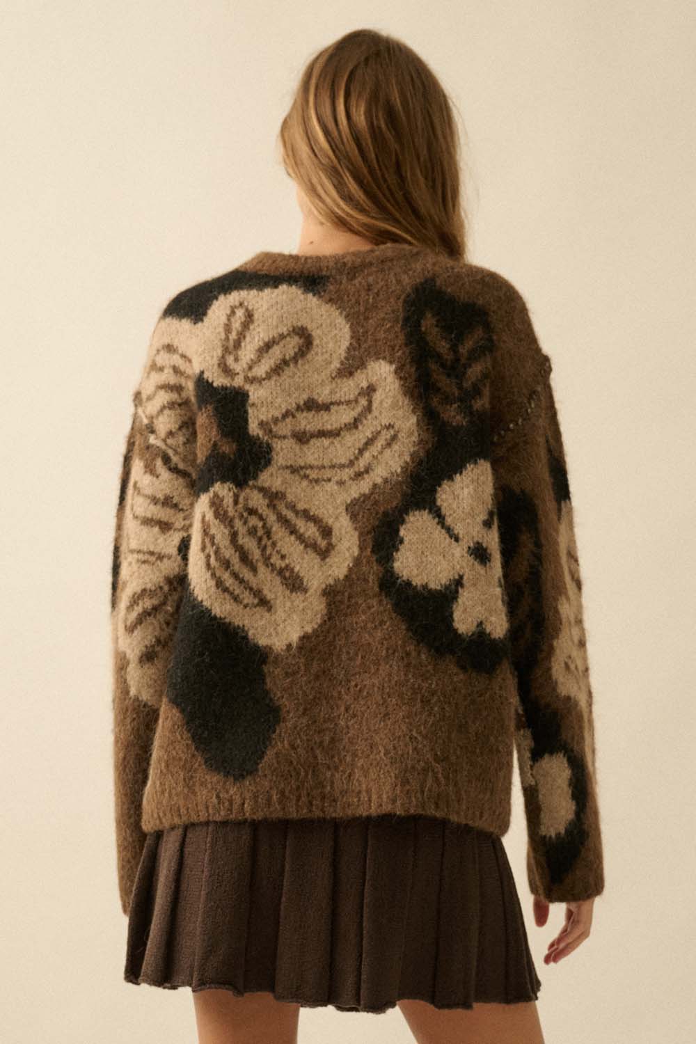 COTTAGE BOUND fuzzy sweater