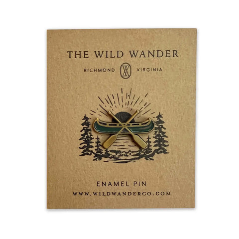 CANOE enamel pin